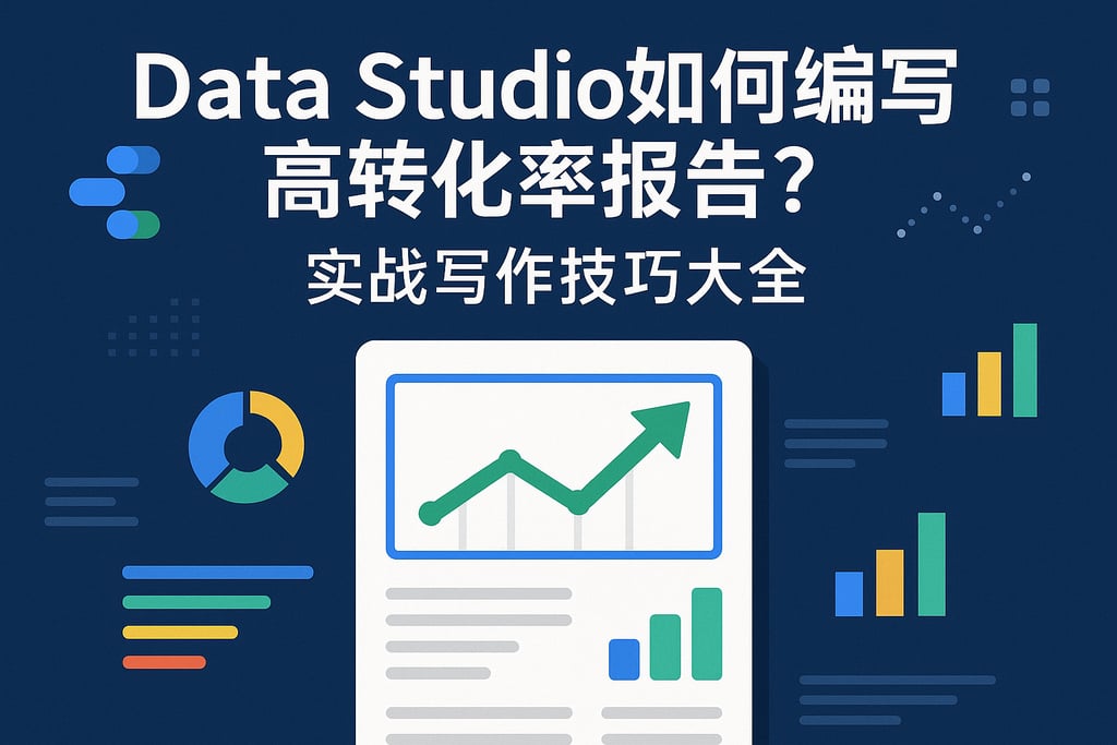 Data Studio如何编写高转化率报告？实战写作技巧大全